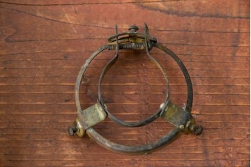 《引っ掛けシーリング式ペンダントライト加工費込み》　和製アンティーク　レトロな空間づくりにおすすめの平笠照明　(R-084186)