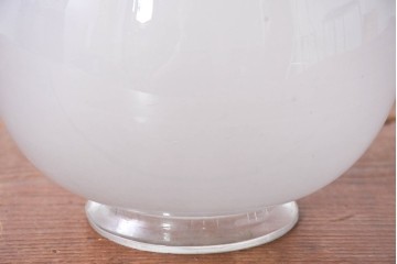 《引っ掛けシーリング式ペンダントライト加工費込み》　和製アンティーク　ぽってり可愛いしずく型のペンダントライト　(R-084196)