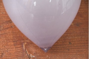 《引っ掛けシーリング式ペンダントライト加工費込み》　和製アンティーク　ぽってり可愛いしずく型のペンダントライト　(R-084196)