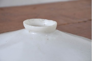 《引っ掛けシーリング式ペンダントライト加工費込み》　和製アンティーク　広がりフォルムが美しい平笠照明2個セット　(R-084198)