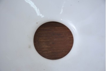 《引っ掛けシーリング式ペンダントライト加工費込み》　和製アンティーク　広がりフォルムが美しい平笠照明2個セット　(R-084198)