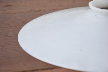 《引っ掛けシーリング式ペンダントライト加工費込み》　和製アンティーク　広がりフォルムが美しい平笠照明2個セット　(R-084198)