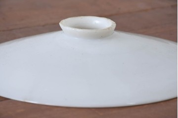 《引っ掛けシーリング式ペンダントライト加工費込み》　和製アンティーク　広がりフォルムが美しい平笠照明2個セット　(R-084199)