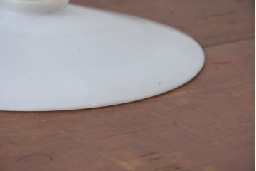 《引っ掛けシーリング式ペンダントライト加工費込み》　和製アンティーク　広がりフォルムが美しい平笠照明2個セット　(R-084199)