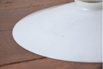 《引っ掛けシーリング式ペンダントライト加工費込み》　和製アンティーク　広がりフォルムが美しい平笠照明2個セット　(R-084200)