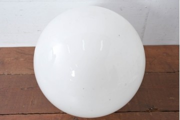 《引っ掛けシーリング式ペンダントライト加工費込み》　和製アンティーク　希少!!　特大!!　丸いフォルムのレトロなペンダントライト　(R-084208)