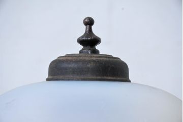 和製アンティーク 大正ロマン オパールセントの優しい色合いと切子が目を惹くテーブルスタンド(R-084211)