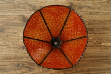 中古　レトロな色づかいが可愛らしいクラシックスタイルのテーブルスタンド　(R-084212)
