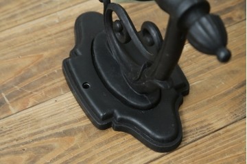 和製ビンテージ　気品漂うデザインが魅力的なアンティーク調のウォールランプ　(R-084214)