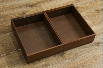 イギリスアンティーク　マホガニー材　収納引き出し付きのシンプルなコンソールテーブル　(R-084215)