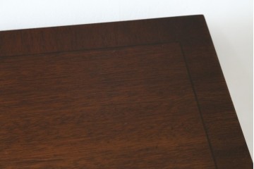 イギリスアンティーク　マホガニー材　収納引き出し付きのシンプルなコンソールテーブル　(R-084215)