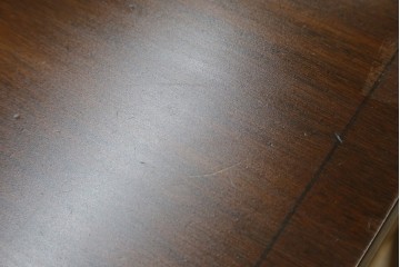 イギリスアンティーク　マホガニー材　収納引き出し付きのシンプルなコンソールテーブル　(R-084215)