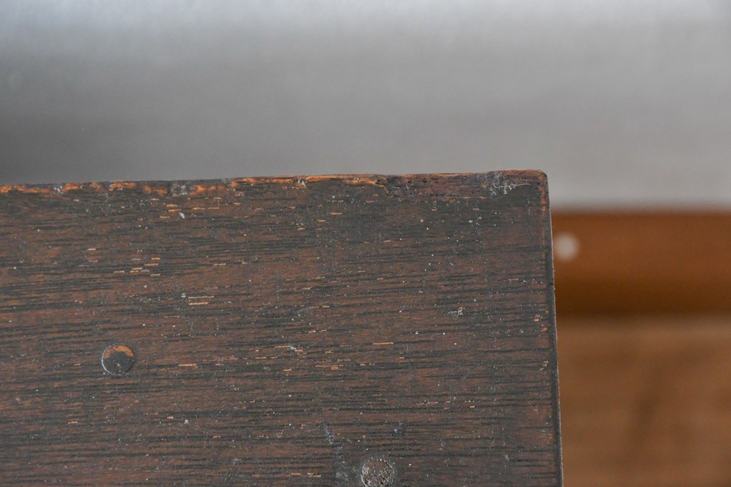 和製アンティーク　希少デザイン!!　古い商家で使われていた作りの良い帳場ローボード　(R-084217)