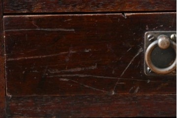 和製アンティーク　希少デザイン!!　古い商家で使われていた作りの良い帳場ローボード　(R-084217)