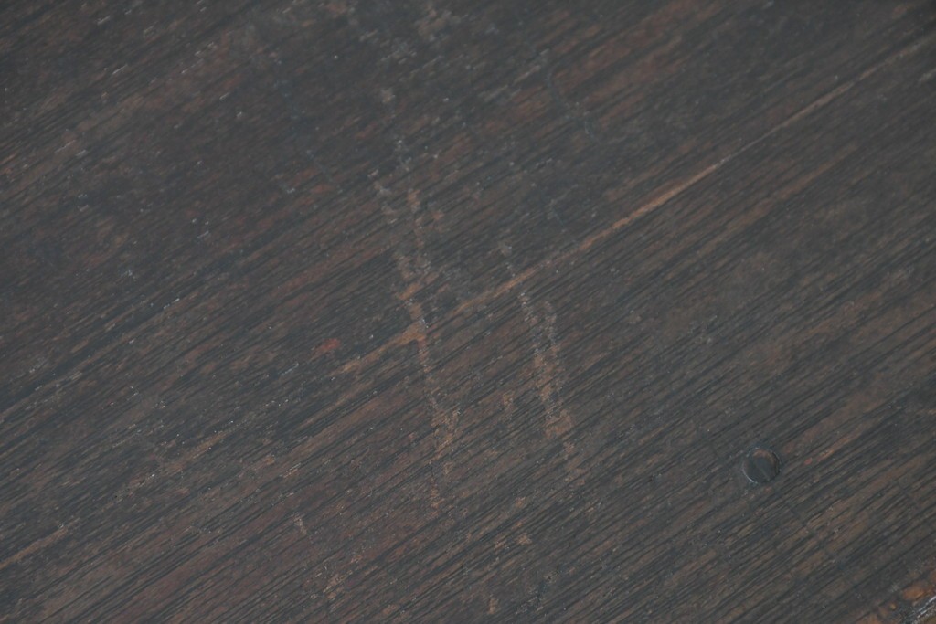 和製アンティーク　希少デザイン!!　古い商家で使われていた作りの良い帳場ローボード　(R-084217)