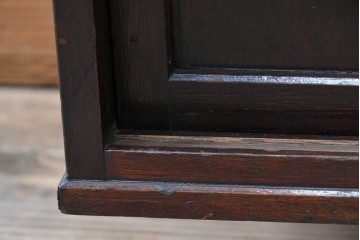 和製アンティーク　希少デザイン!!　古い商家で使われていた作りの良い帳場ローボード　(R-084217)