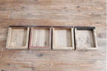 和製アンティーク　希少デザイン!!　古い商家で使われていた作りの良い帳場ローボード　(R-084217)