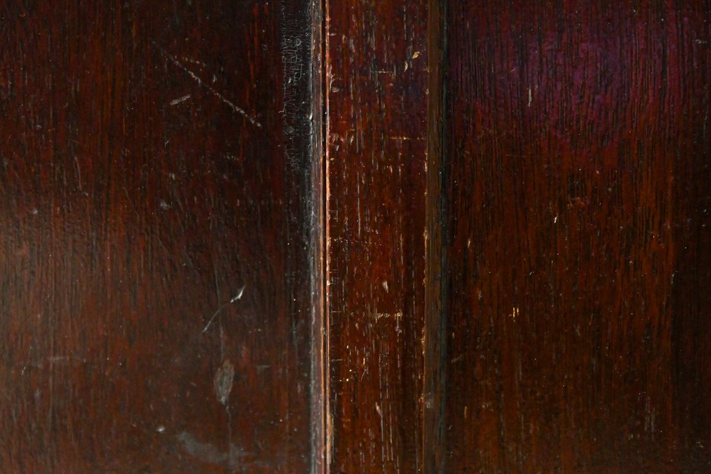 和製アンティーク　希少デザイン!!　古い商家で使われていた作りの良い帳場ローボード　(R-084217)