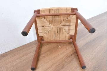 中古　美品　ドモク堂　ペーパーコード　自然で温かみのある雰囲気が魅力のスツール(椅子、チェア、イス)(R-084227)