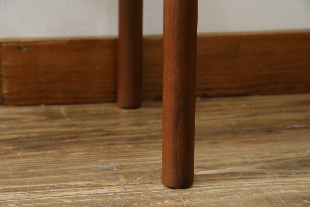 中古　美品　ドモク堂　ペーパーコード　自然で温かみのある雰囲気が魅力のスツール　(R-084227)