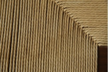 中古　美品　ドモク堂　ペーパーコード　自然で温かみのある雰囲気が魅力のスツール　(R-084227)