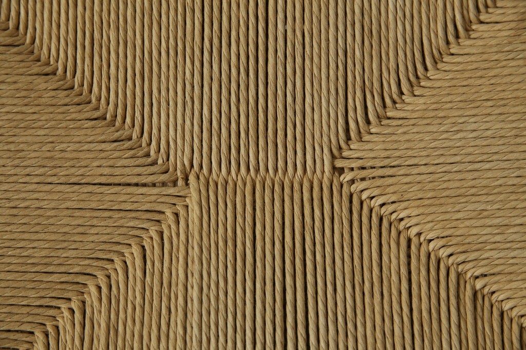 中古　美品　ドモク堂　ペーパーコード　自然で温かみのある雰囲気が魅力のスツール　(R-084227)