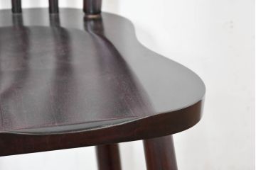 中古　美品‼　民芸家具　落ち着いた色味が上品な雰囲気を醸し出すウィンザーチェア(板座チェア、ダイニングチェア、アームレスチェア、椅子、イス)(R-084231)
