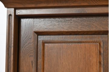 中古　美品‼　希少な廃番品‼　カリモク家具(karimoku)　COLONIAL(コロニアル)シリーズ　シンプルながらも品のある佇まいが美しい下駄箱(玄関ボード、収納棚、戸棚、シューズボックス、靴箱、キャビネット)(R-084233)