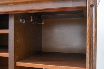 中古　美品!!　希少な廃番品!!　カリモク家具(karimoku)　COLONIAL(コロニアル)シリーズ　シンプルながらも品のある佇まいが美しい下駄箱　(R-084233)