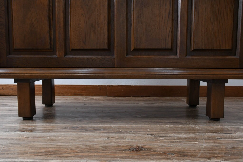 中古　美品!!　希少な廃番品!!　カリモク家具(karimoku)　COLONIAL(コロニアル)シリーズ　シンプルながらも品のある佇まいが美しい下駄箱　(R-084233)