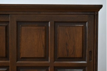 中古　美品!!　希少な廃番品!!　カリモク家具(karimoku)　COLONIAL(コロニアル)シリーズ　シンプルながらも品のある佇まいが美しい下駄箱　(R-084233)