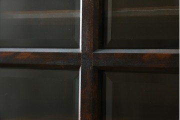 中古　北海道民芸家具　HM160K　美しい木肌とシックな佇まいが魅力的なキャビネット　(R-084237)