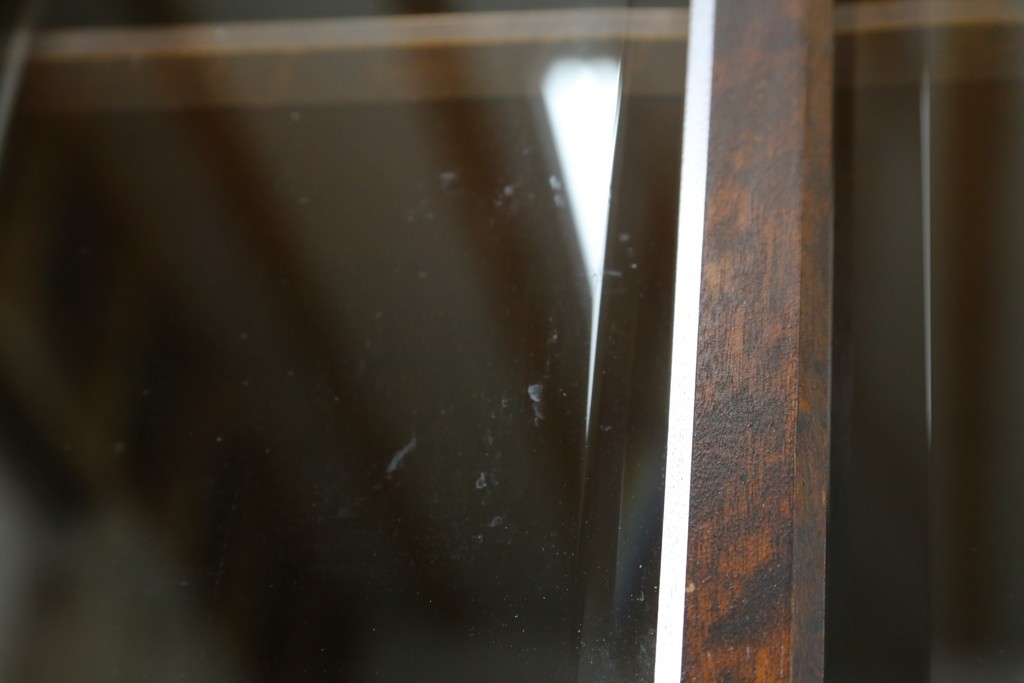 中古　北海道民芸家具　HM160K　美しい木肌とシックな佇まいが魅力的なキャビネット　(R-084237)