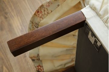 アメリカビンテージ　Ralph Lauren Home(ラルフローレン ホーム)　優雅な花柄とくつろぎの時間を叶えるウィングバックチェア(ウイングバックチェア、ラウンジチェア、一人掛けチェア、1人掛け、1P、ヴィンテージ)(R-084241)
