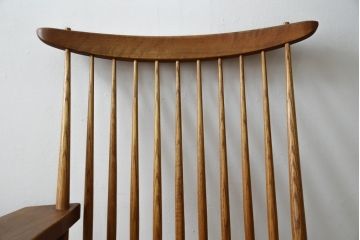 和製ヴィンテージ　小田急ハルク購入　ジョージナカシマ　LOUNGE ARM(ラウンジアーム)　One Arm(ワンアーム、片肘)　CN103　右アーム付きラウンジチェア　(R-084243)
