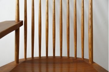 和製ヴィンテージ　小田急ハルク購入　ジョージナカシマ　LOUNGE ARM(ラウンジアーム)　One Arm(ワンアーム、片肘)　CN103　右アーム付きラウンジチェア　(R-084243)