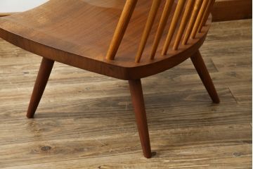 和製ヴィンテージ　小田急ハルク購入　ジョージナカシマ　LOUNGE ARM(ラウンジアーム)　One Arm(ワンアーム、片肘)　CN103　右アーム付きラウンジチェア　(R-084243)
