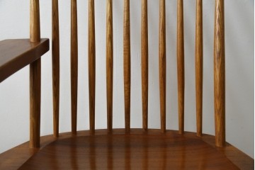 和製ヴィンテージ　小田急ハルク購入　ジョージナカシマ　LOUNGE ARM(ラウンジアーム)　One Arm(ワンアーム、片肘)　CN103　右アーム付きラウンジチェア　(R-084243)