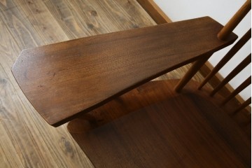 和製ヴィンテージ　小田急ハルク購入　ジョージナカシマ　LOUNGE ARM(ラウンジアーム)　One Arm(ワンアーム、片肘)　CN103　右アーム付きラウンジチェア　(R-084243)