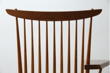 和製ヴィンテージ　小田急ハルク購入　ジョージナカシマ　LOUNGE ARM(ラウンジアーム)　One Arm(ワンアーム、片肘)　CN103　右アーム付きラウンジチェア　(R-084243)