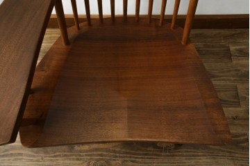 和製ヴィンテージ　小田急ハルク購入　ジョージナカシマ　LOUNGE ARM(ラウンジアーム)　One Arm(ワンアーム、片肘)　CN103　右アーム付きラウンジチェア　(R-084243)