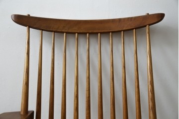 和製ヴィンテージ　小田急ハルク購入　ジョージナカシマ　LOUNGE ARM(ラウンジアーム)　One Arm(ワンアーム、片肘)　CN103　右アーム付きラウンジチェア　(R-084243)