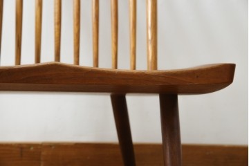 和製ヴィンテージ　小田急ハルク購入　ジョージナカシマ　LOUNGE ARM(ラウンジアーム)　One Arm(ワンアーム、片肘)　CN103　右アーム付きラウンジチェア　(R-084243)