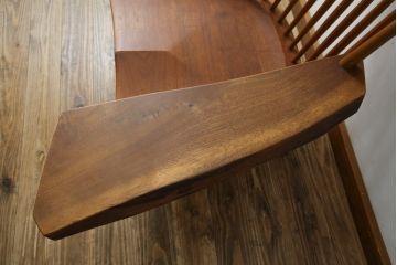 和製ヴィンテージ　小田急ハルク購入　ジョージナカシマ　LOUNGE ARM(ラウンジアーム)　One Arm(ワンアーム、片肘)　CN103　左アーム付きラウンジチェア　(R-084244)
