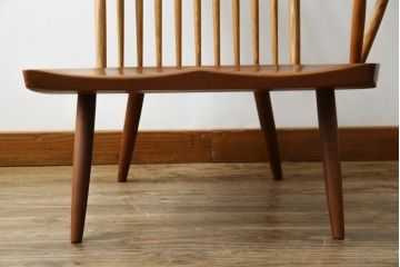 和製ヴィンテージ　小田急ハルク購入　ジョージナカシマ　LOUNGE ARM(ラウンジアーム)　One Arm(ワンアーム、片肘)　CN103　左アーム付きラウンジチェア　(R-084244)