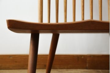 和製ヴィンテージ　小田急ハルク購入　ジョージナカシマ　LOUNGE ARM(ラウンジアーム)　One Arm(ワンアーム、片肘)　CN103　左アーム付きラウンジチェア　(R-084244)
