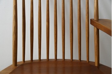 和製ヴィンテージ　小田急ハルク購入　ジョージナカシマ　LOUNGE ARM(ラウンジアーム)　One Arm(ワンアーム、片肘)　CN103　左アーム付きラウンジチェア　(R-084244)