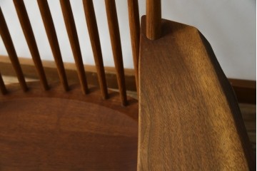 和製ヴィンテージ　小田急ハルク購入　ジョージナカシマ　LOUNGE ARM(ラウンジアーム)　One Arm(ワンアーム、片肘)　CN103　左アーム付きラウンジチェア　(R-084244)