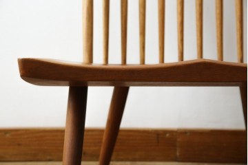 和製ヴィンテージ　小田急ハルク購入　ジョージナカシマ　LOUNGE ARM(ラウンジアーム)　One Arm(ワンアーム、片肘)　CN103　左アーム付きラウンジチェア　(R-084244)