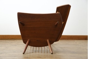 和製ヴィンテージ　小田急ハルク購入　ジョージナカシマ　LOUNGE ARM(ラウンジアーム)　One Arm(ワンアーム、片肘)　CN103　左アーム付きラウンジチェア　(R-084244)